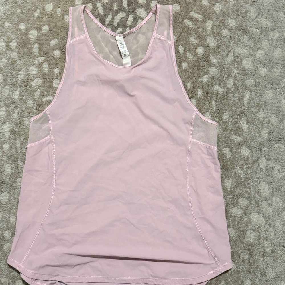 Lululemon Athletica Light Pink Tank Top